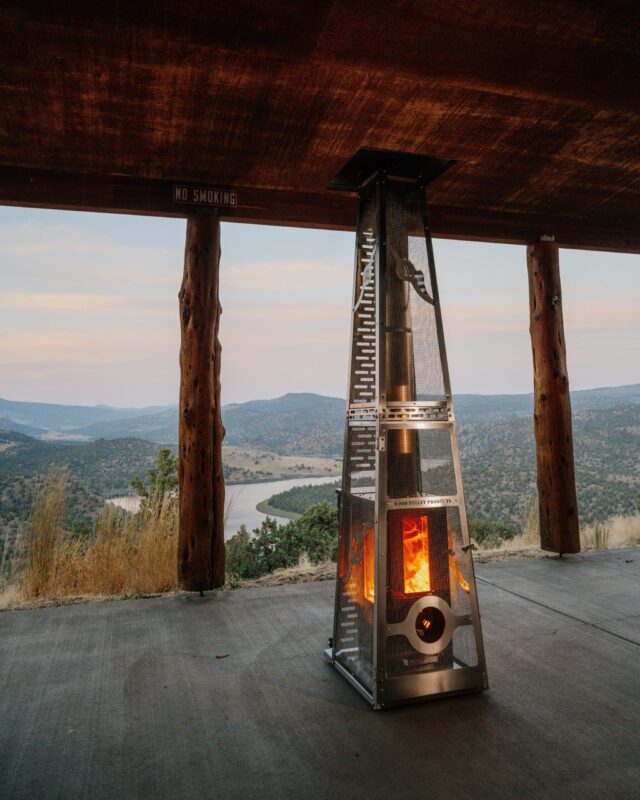 Timber Stoves Big Timber Stainless Steel Pellet Patio Heater