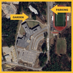 Event Parking and Garden locations at Mount Ararat HS